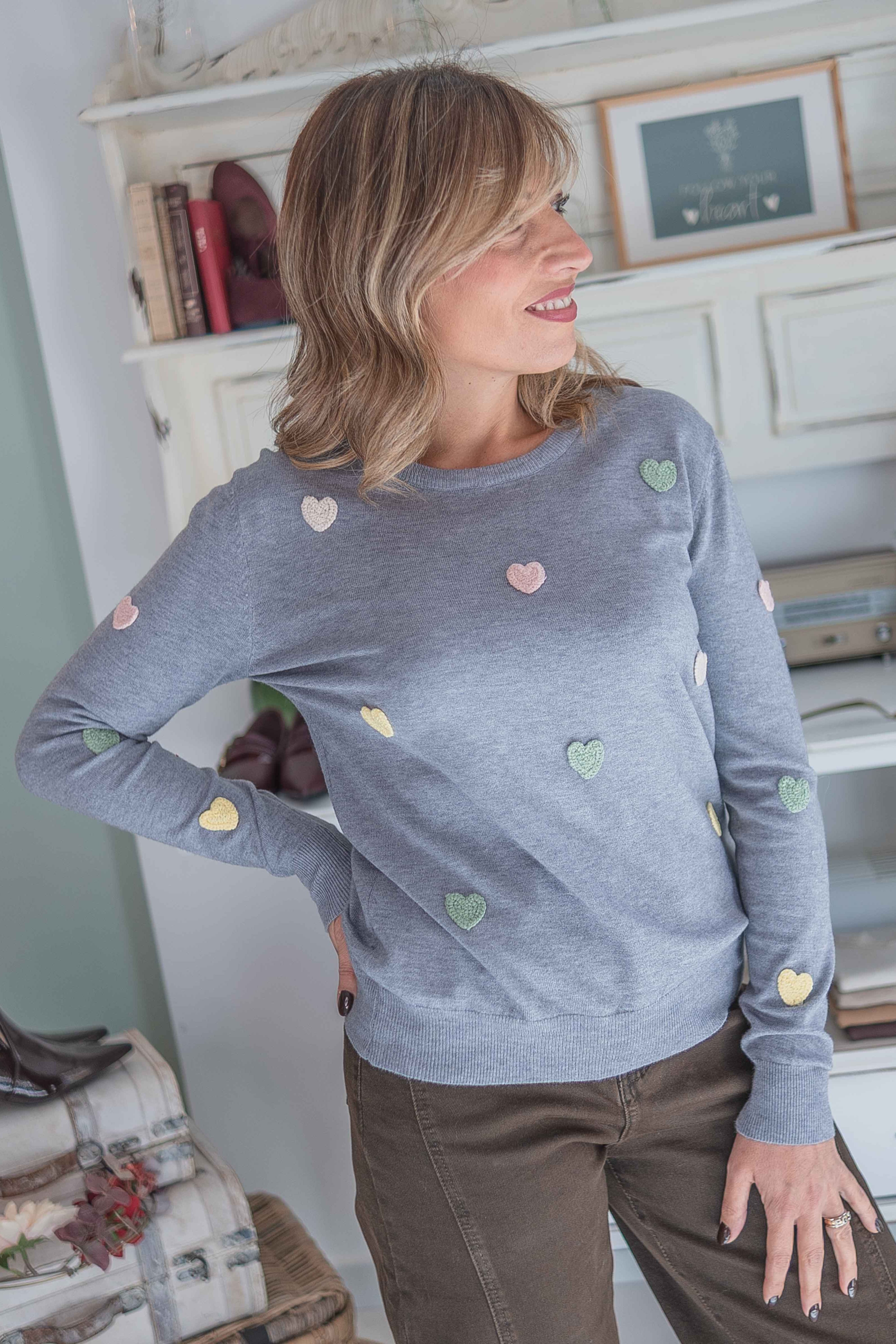 Pullover Cuori