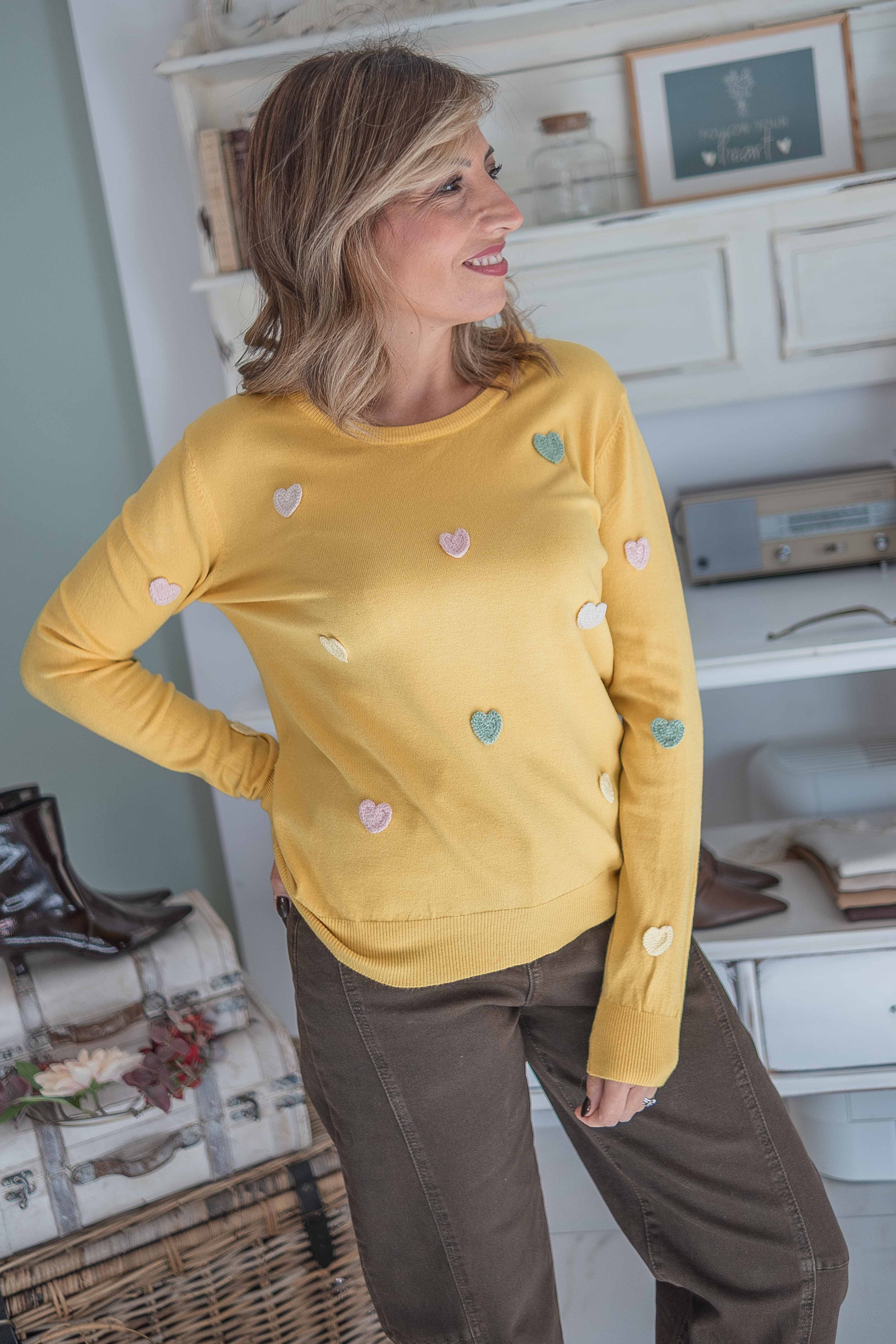 Pullover Cuori