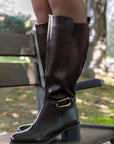 Stivali Almerina brown, modello 6512