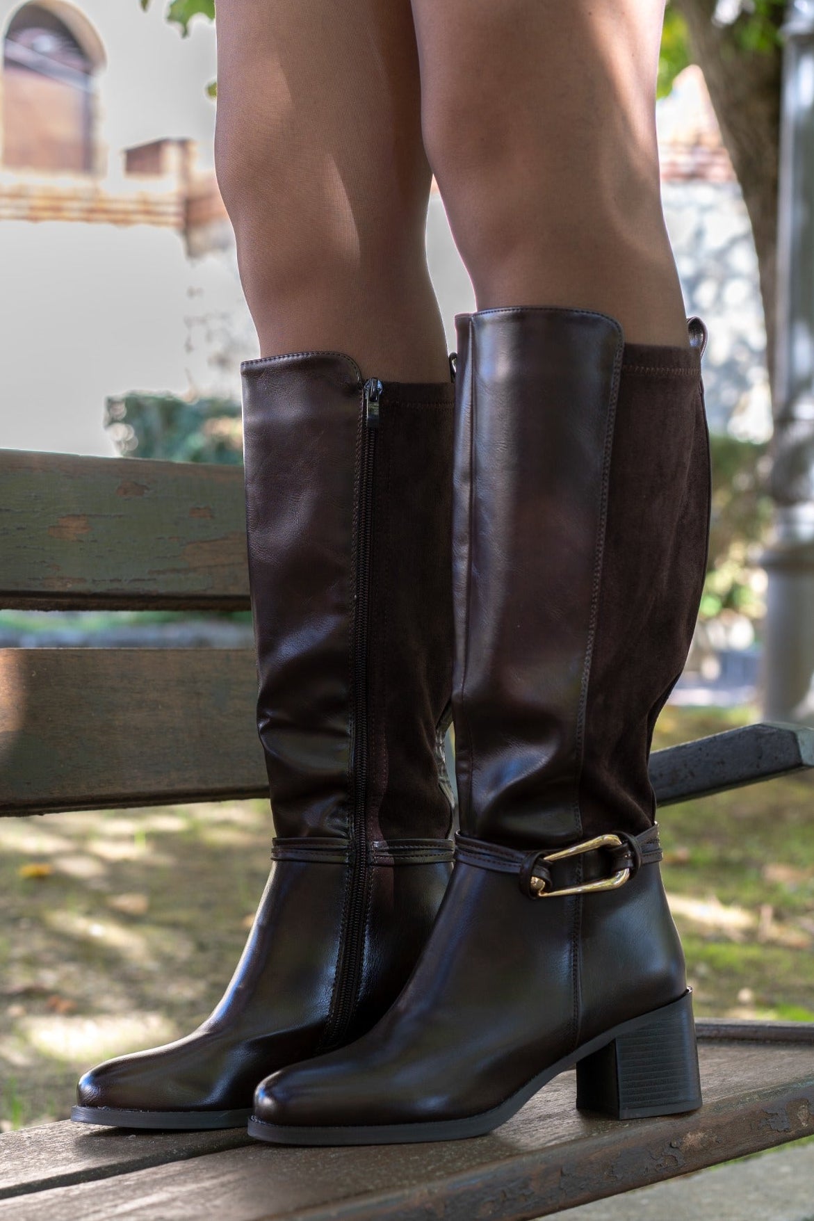 Stivali Almerina brown, modello 6512