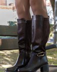 Stivali Almerina brown, modello 6512