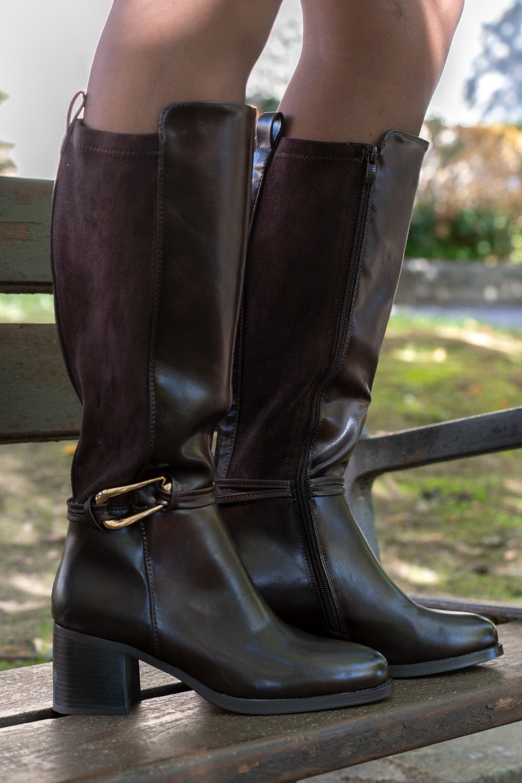 Stivali Almerina brown, modello 6512