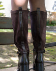 Stivali Almerina brown, modello 6512