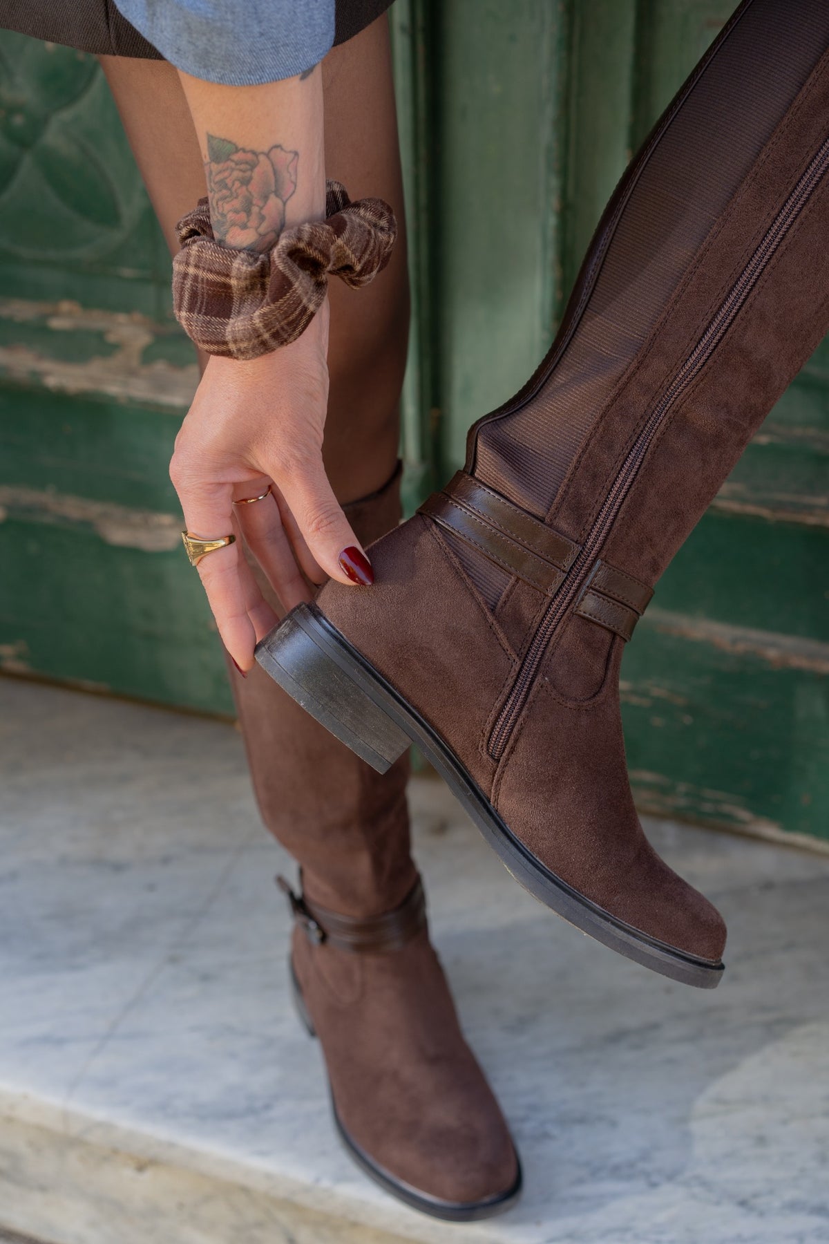Stivali Flaminia brown, modello 6359-1