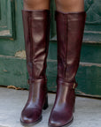 Stivali Serafina wine, modello 6513