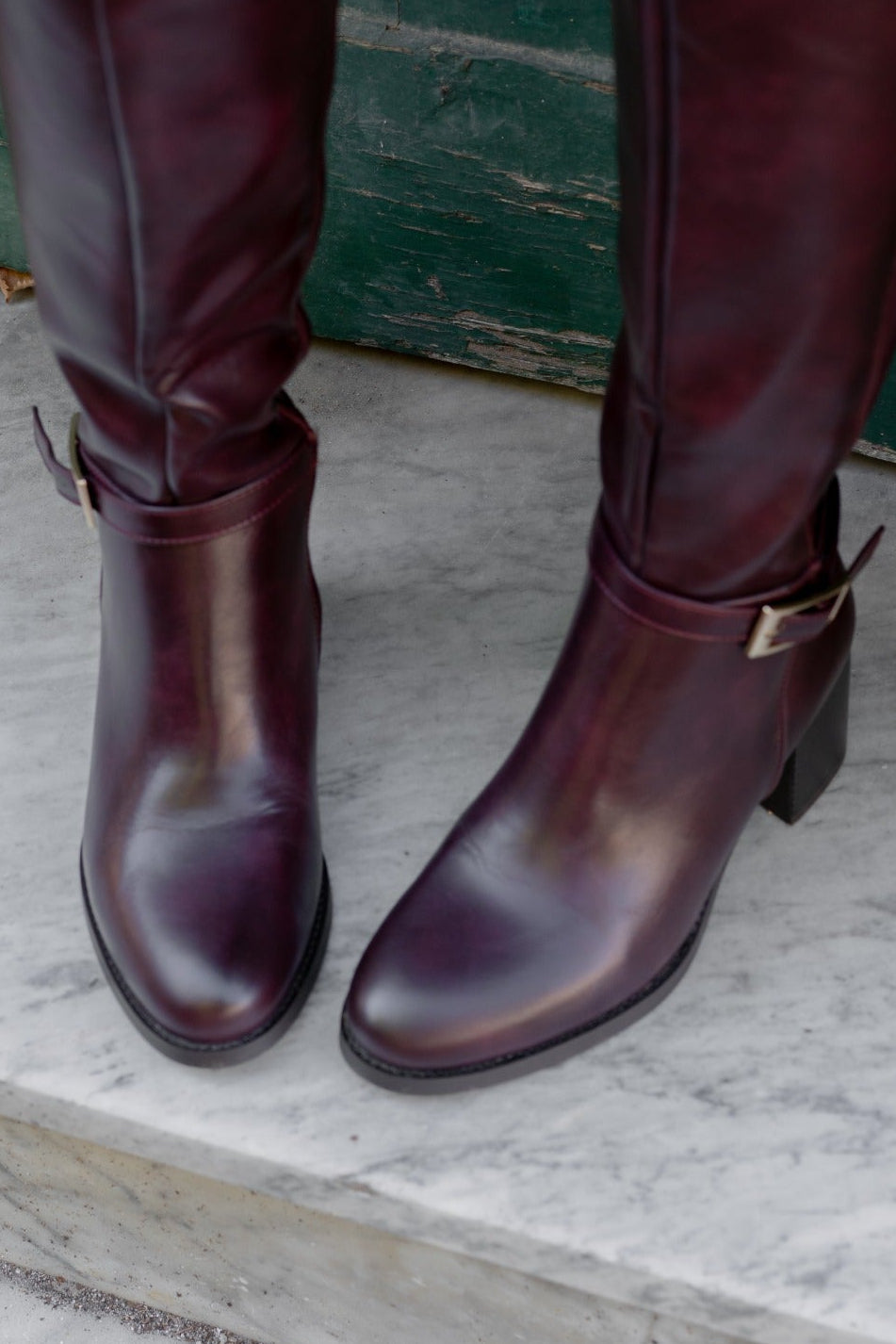 Stivali Serafina wine, modello 6513