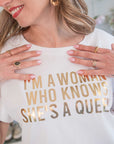 T-shirt i'm a woman